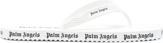 Palm Angels Stijlvolle zomerse slippers voor vrouwen White Dames
