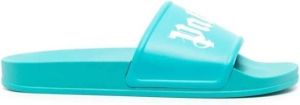 Palm Angels Schuifregelaars Blauw Heren