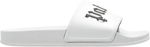 Palm Angels Slippers met logoprint Wit - Foto 1