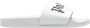 Palm Angels Slippers met logoprint Wit - Thumbnail 1