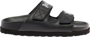 Palm Angels Pmih001S21Lea0011001 Leather Sandals Zwart Dames
