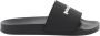 Palm Angels Slippers & Mules Dames Essential Logo Slider Zwart in zwart - Thumbnail 11