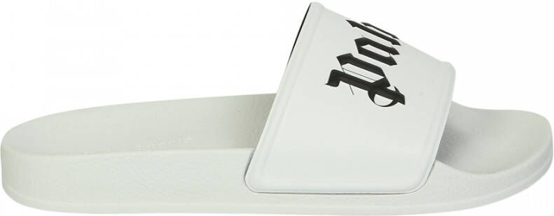 Palm Angels Slippers met logoprint Wit - Foto 5