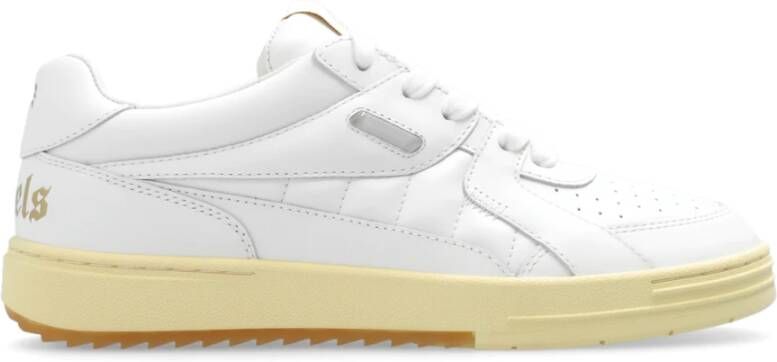 Palm Angels University leren sneakers Wit - Foto 1