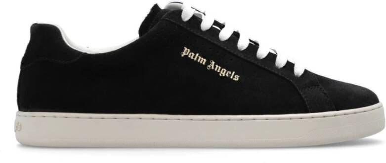 Palm Angels Sneakers met logo Zwart Heren