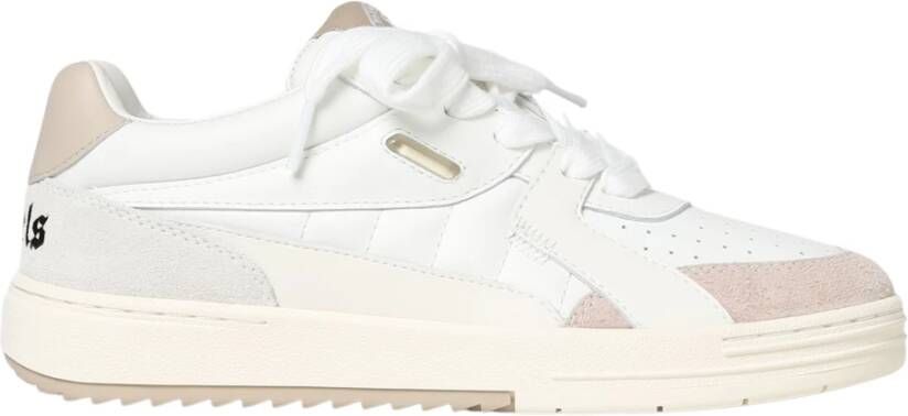 Palm Angels Beige Sneakers Regular Fit Geschikt voor alle temperaturen 100% leer Beige Dames