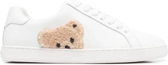 Palm Angels Witte Sneakers met Teddy Bear Motief White Heren