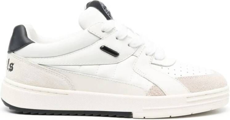 Palm Angels Zwarte Sneakers Regular Fit Geschikt voor Alle Temperaturen 100% Leer Black - Foto 10