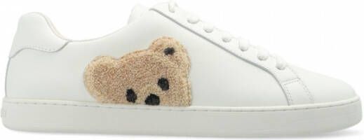 Palm Angels Witte Sneakers met Teddy Bear Motief White Heren