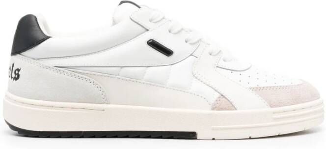 Palm Angels Zwarte Sneakers Regular Fit Geschikt voor Alle Temperaturen 100% Leer Black - Foto 9