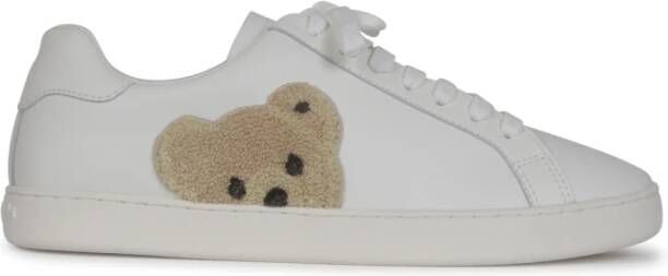 Palm Angels Witte Teddy Bear Sneakers voor Heren White Heren