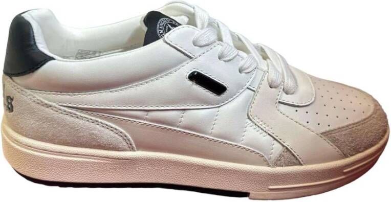 Palm Angels Zwarte Sneakers Regular Fit Geschikt voor Alle Temperaturen 100% Leer Black - Foto 7