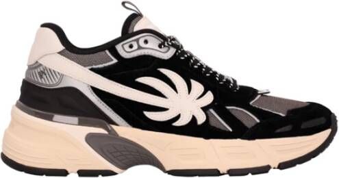 Palm Angels Stijlvolle sneakers van leer en stof