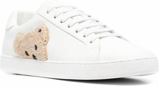 Palm Angels Witte Sneakers met Teddy Bear Motief White Heren