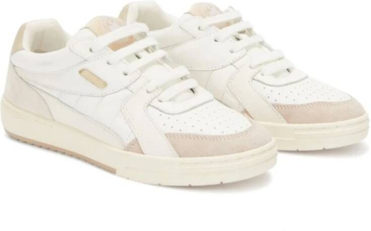 Palm Angels Beige Sneakers Regular Fit Geschikt voor alle temperaturen 100% leer Beige Dames