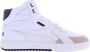 Palm Angels University sneaker van leer met suède details - Thumbnail 1