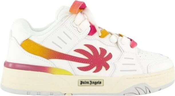 Palm Angels Venice Sneaker in Wit Koraal