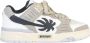 Palm Angels Wit Grijs Suède Sneakers - Thumbnail 1