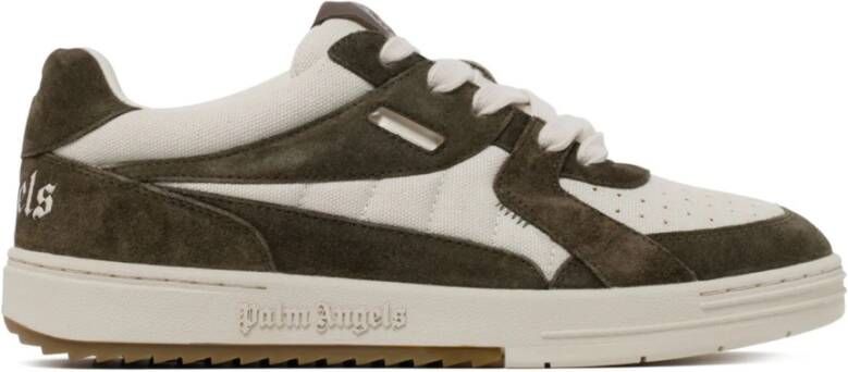 Palm Angels Witte en Donkergrijze Universiteitssneakers White