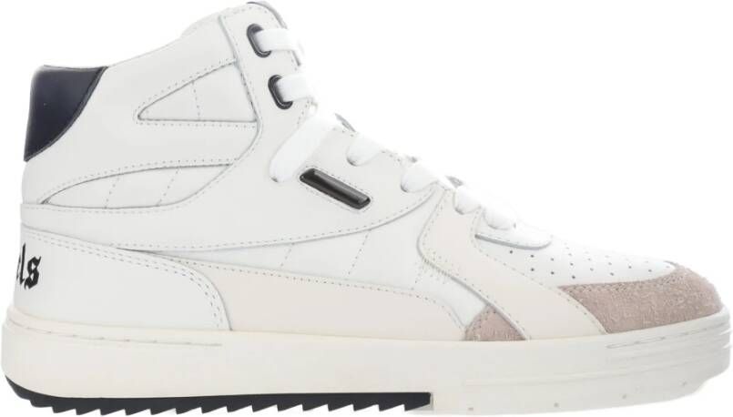 Palm Angels Witte Hoge Sneakers White Dames