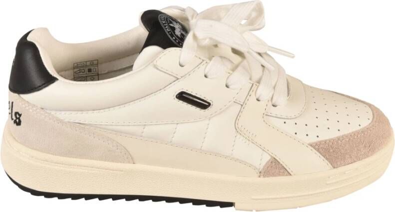 Palm Angels Zwarte Sneakers Regular Fit Geschikt voor Alle Temperaturen 100% Leer Black - Foto 3