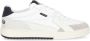 Palm Angels Witte leren sneakers met gewatteerde inzetstukken White Heren - Thumbnail 1