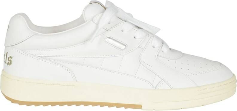 Palm Angels University leren sneakers Wit - Foto 10