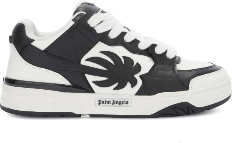 Palm Angels Witte Skate Sneakers met Zwarte Details