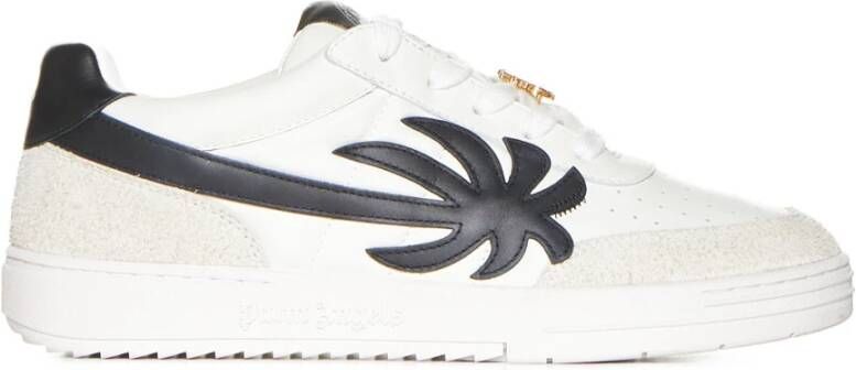 Palm Angels Witte Sneakers met Logo Print White Heren