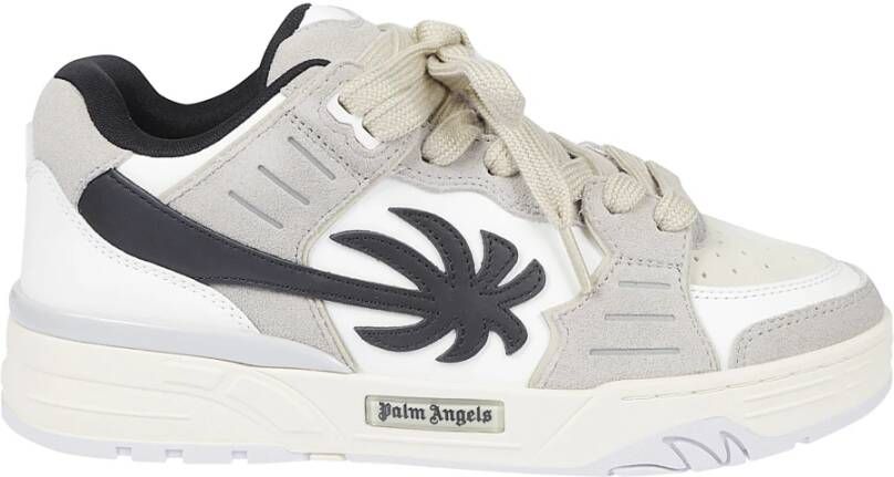 Palm Angels Witte Sneakers met Palm-Tree Logo