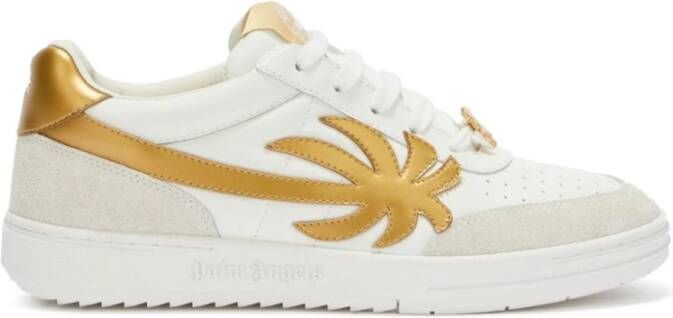 Palm Angels Witte sneakers met palmboom motief White