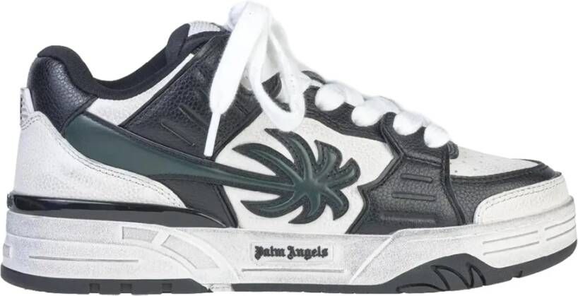 Palm Angels Witte Venice Worn Out Sneakers