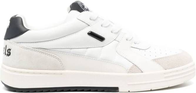 Palm Angels Witte Zwarte Talon Sneaker White Heren