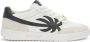 Palm Angels Witte Zwarte Leren Sneakers Multicolor Heren - Thumbnail 1