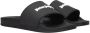 Palm Angels Zwarte katoenen slippers sandalen - Thumbnail 1