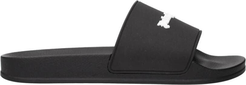 Palm Angels Zwarte Gesloten Schoenen New Logo Pull Slider Aw23 Zwart Heren - Foto 3