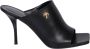 Palm Angels Zwarte vierkante slip-on sandaal met dunne hak - Thumbnail 1