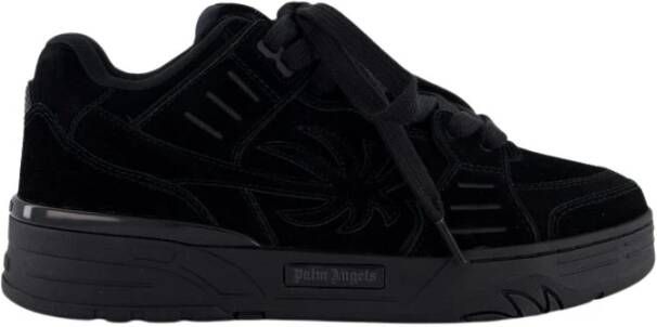 Palm Angels Zwarte Suede Venice Sneakers