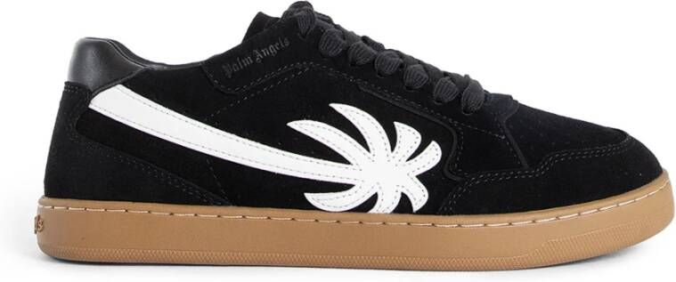 Palm Angels Zwarte Suède Veterschoenen