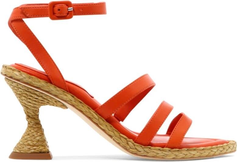 Paloma Barceló Agnes Hoge Hak Sandalen Orange Dames