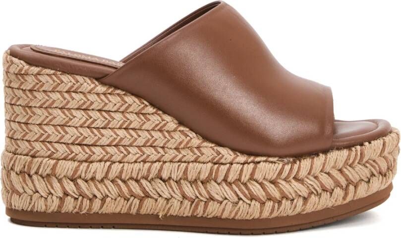 Paloma Barceló Cuoio Sleehak Sandalen voor Vrouwen