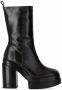 Paloma Barceló Enkellaarzen PALOMA BARCELÓ EROS SCHWARZE STIEFELETTE MIT ABSAT in zwart - Thumbnail 1