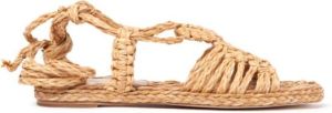 Paloma Barceló Flat Sandals Beige Dames