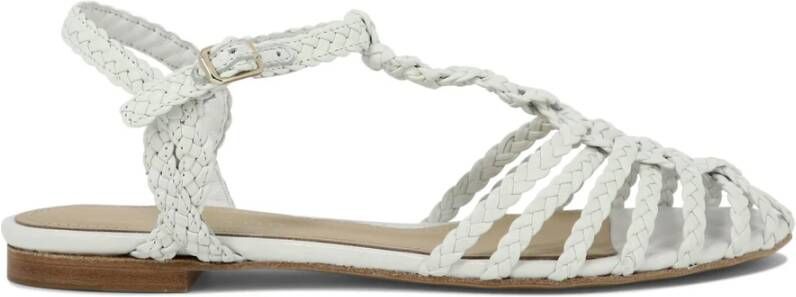 Paloma Barceló Flat Sandals White Dames