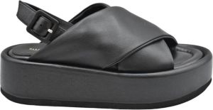Paloma Barceló Flat Sandals Zwart Dames