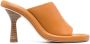 Paloma Barceló Gele Leren Open-Toe Sandalen Oranje Dames - Thumbnail 1