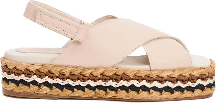 Paloma Barceló Geweven Touw Sleehak Sandalen