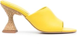 Paloma Barceló Heeled Mules Geel Dames