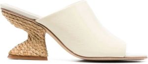 Paloma Barceló Heeled Mules Wit Dames