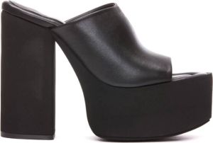 Paloma Barceló Heeled Mules Zwart Dames